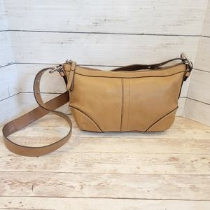 Coach Leather East West  Duffle Shoulder Bag/ Crossbody Bag
